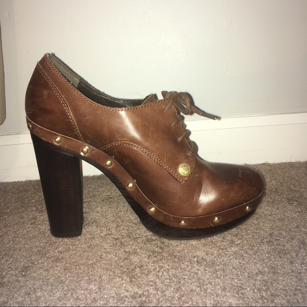 Vince Camuto Lace-Up Heeled Booties